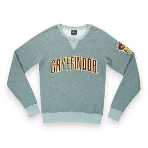 Universal Studios "HARRY POTTER GRYFFINDOR" Pullover‎ Fleece Sweater (Gray) XS
